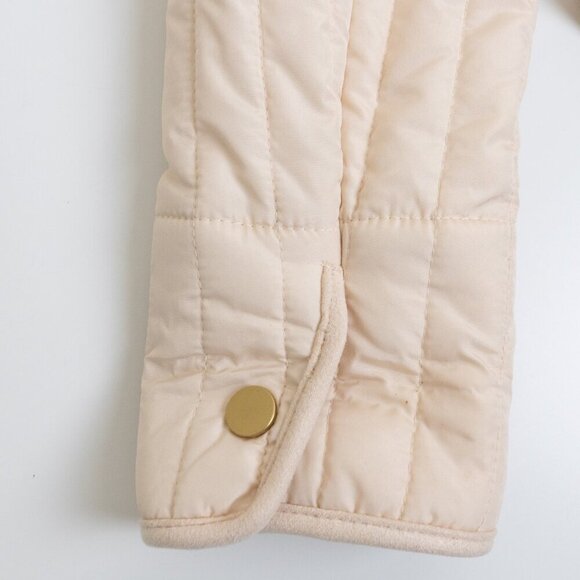 Banana Republic  Quilted Jacket Barn Water Resistant Ivory - Picture 8 of 16